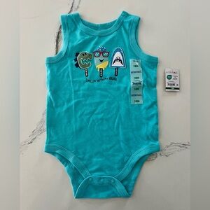 3/$10 Garanimals Teal Onesie 18M